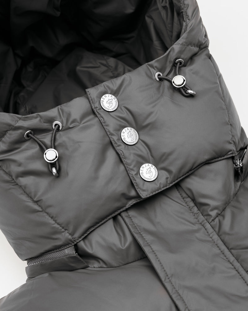 HRH Longline Puffer - Grey