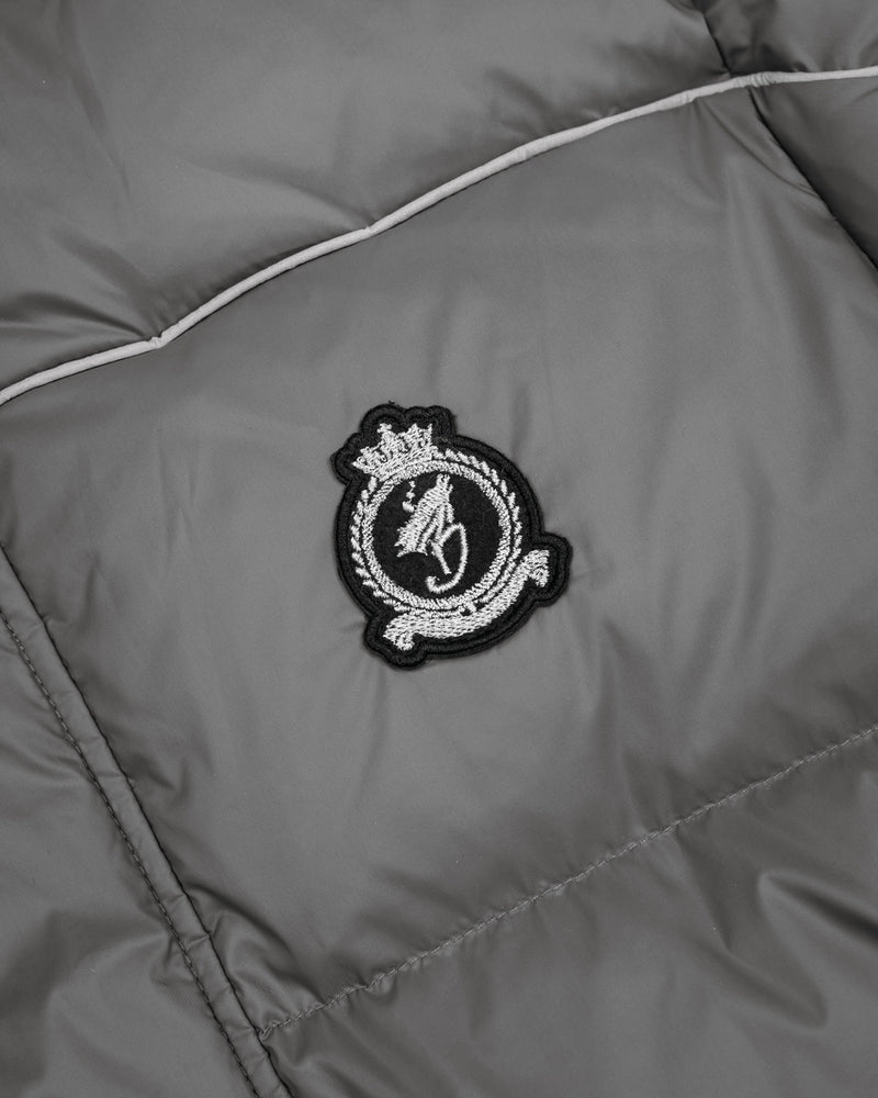 HRH Longline Puffer - Grey