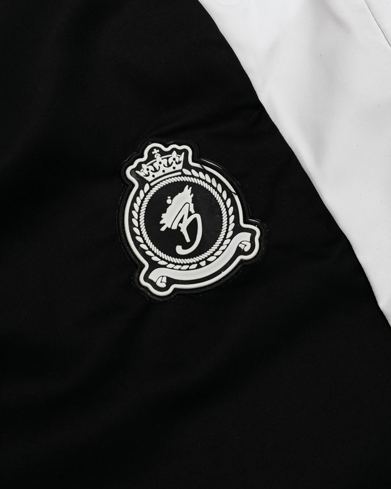 Rubber Stamped HRH Jogger -Black/White