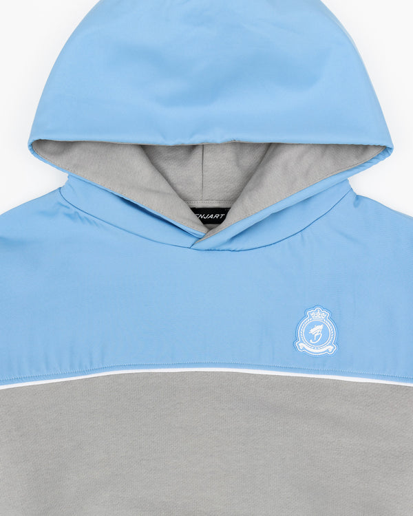 HRH Nylon Hood - Grey / Light Blue