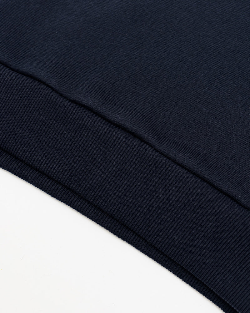 Embossed Racer Pullover Hood - Navy