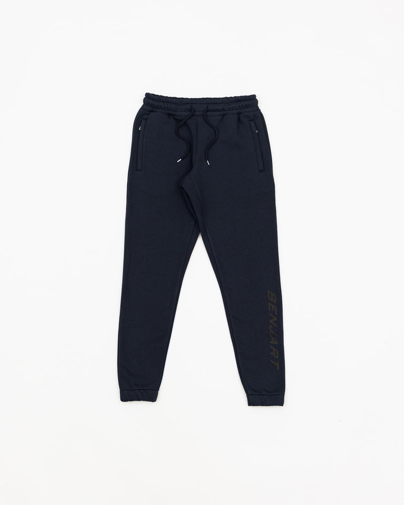 Embossed Racer Joggers - Navy