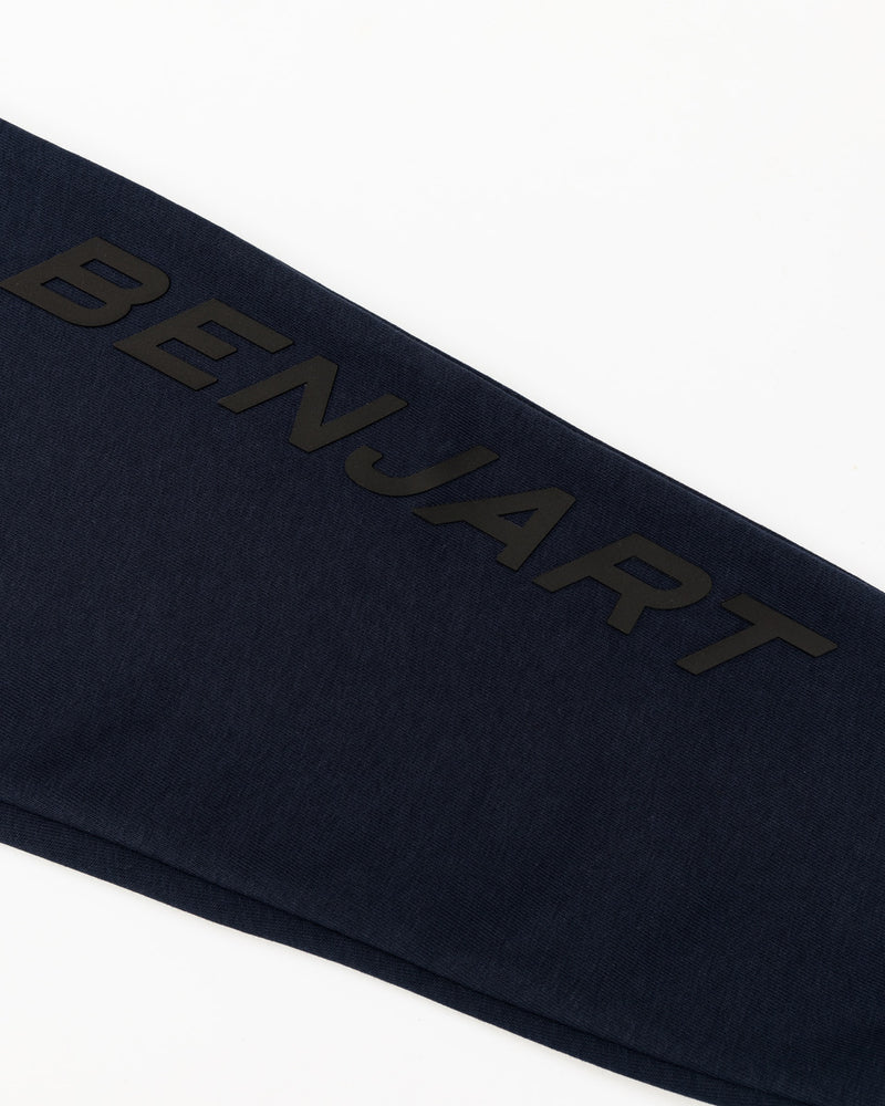 Embossed Racer Joggers - Navy