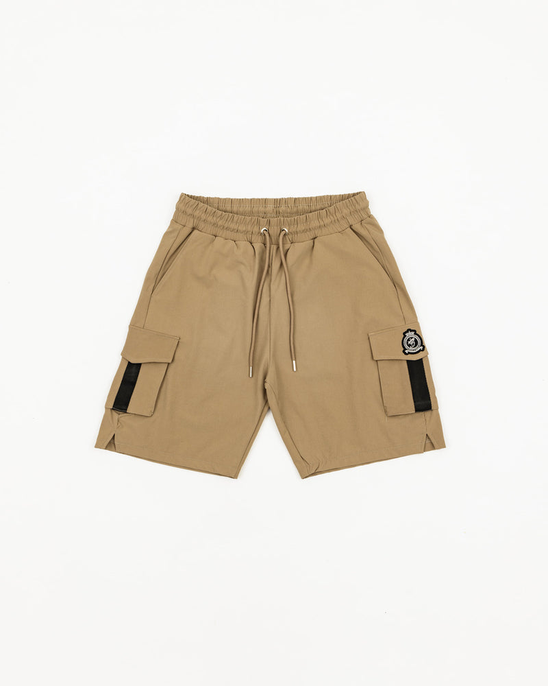 HRH Nylon Cargo Shorts - Sand