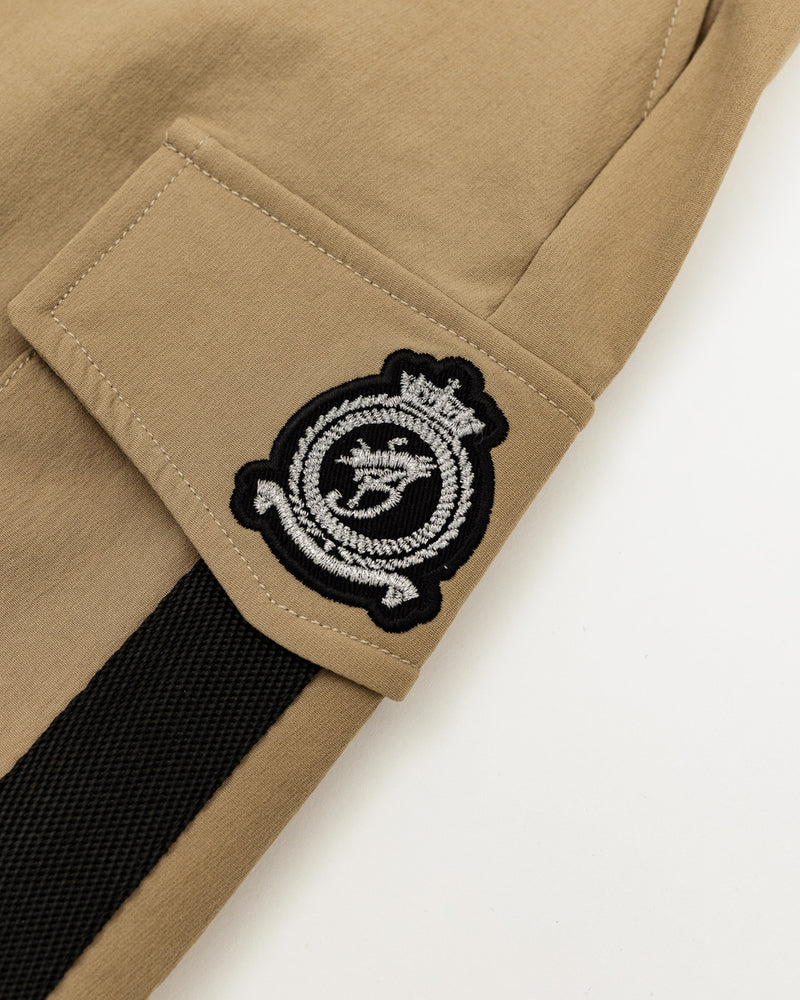 HRH Nylon Cargo Shorts - Sand