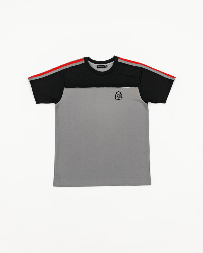 Benjart Supersport T-Shirt in grey and black, front view