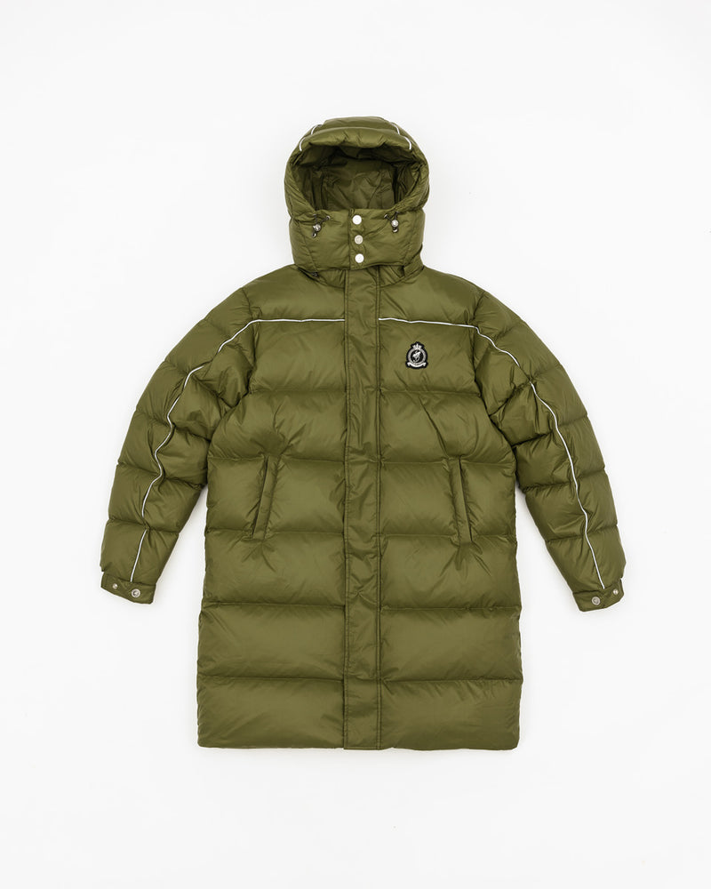HRH Longline Puffer - Green