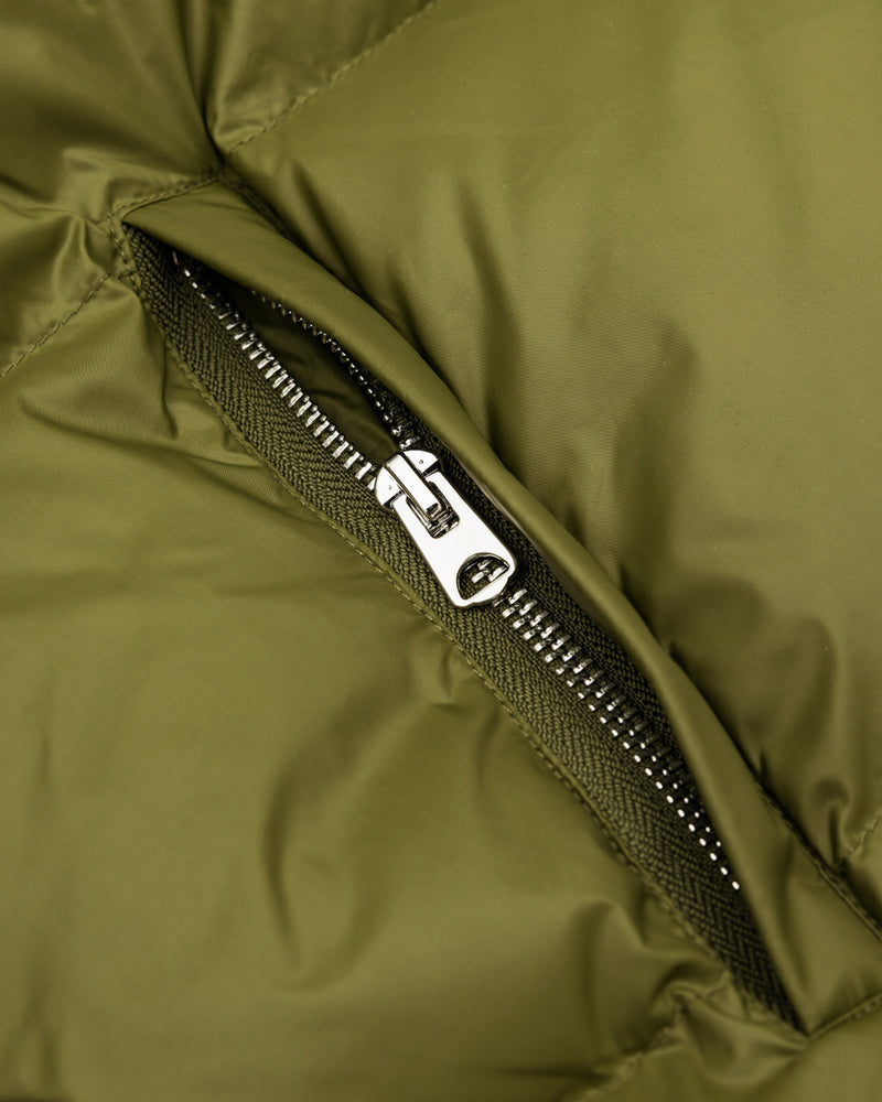 HRH Longline Puffer - Green