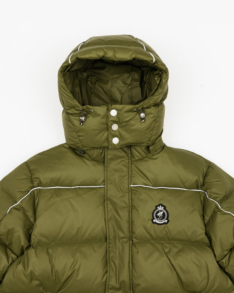 HRH Longline Puffer - Green