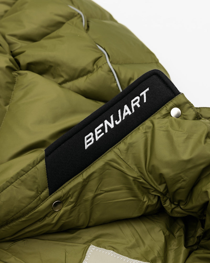 HRH Longline Puffer - Green