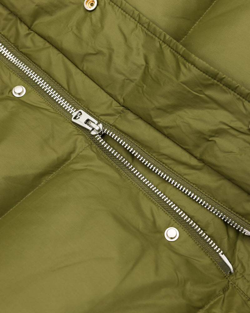 HRH Longline Puffer - Green