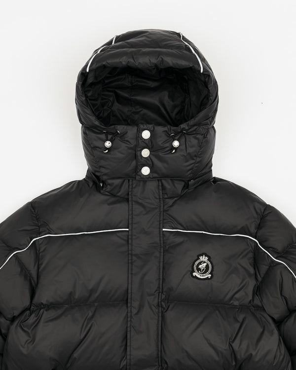 HRH Longline Puffer - Black