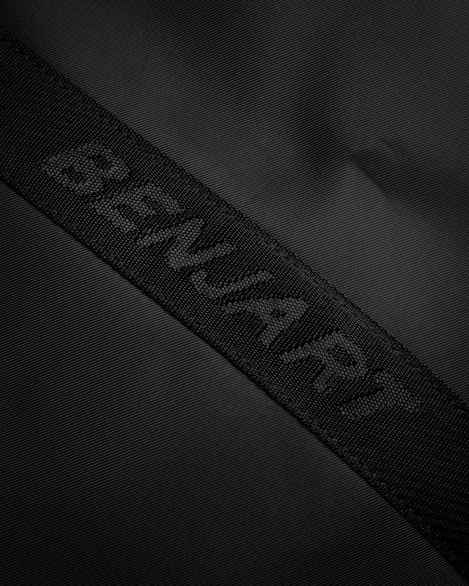 Nylon Weekender Duffle Bag - Black