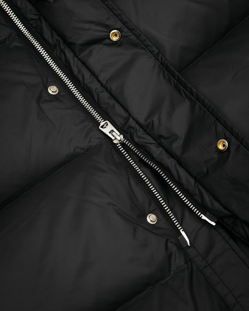 HRH Longline Puffer - Black