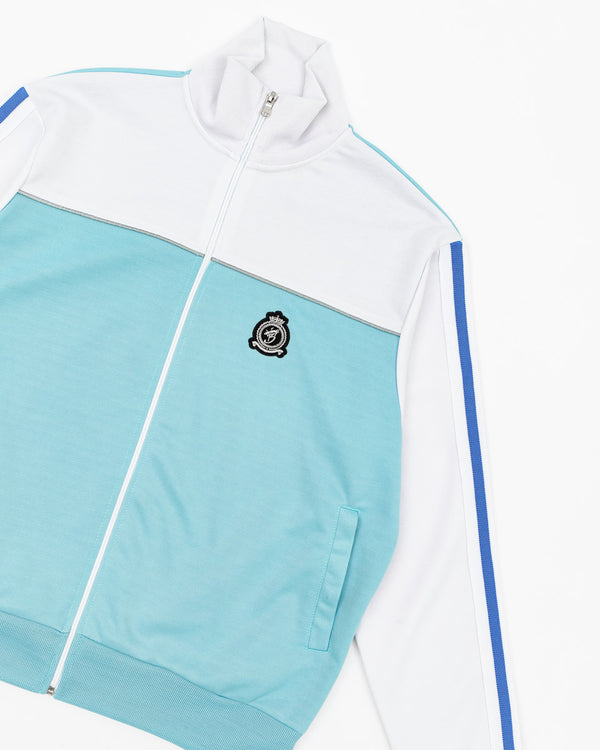 Supersport Track Jacket - White / Ice Blue