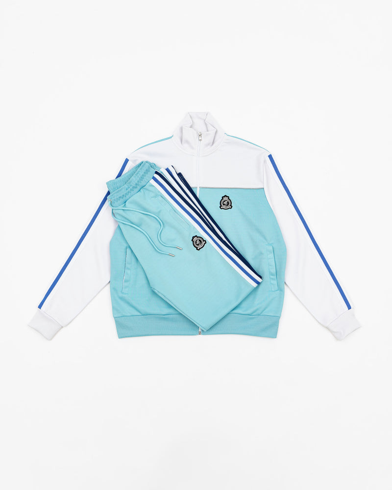 Supersport Track Jacket - White / Ice Blue