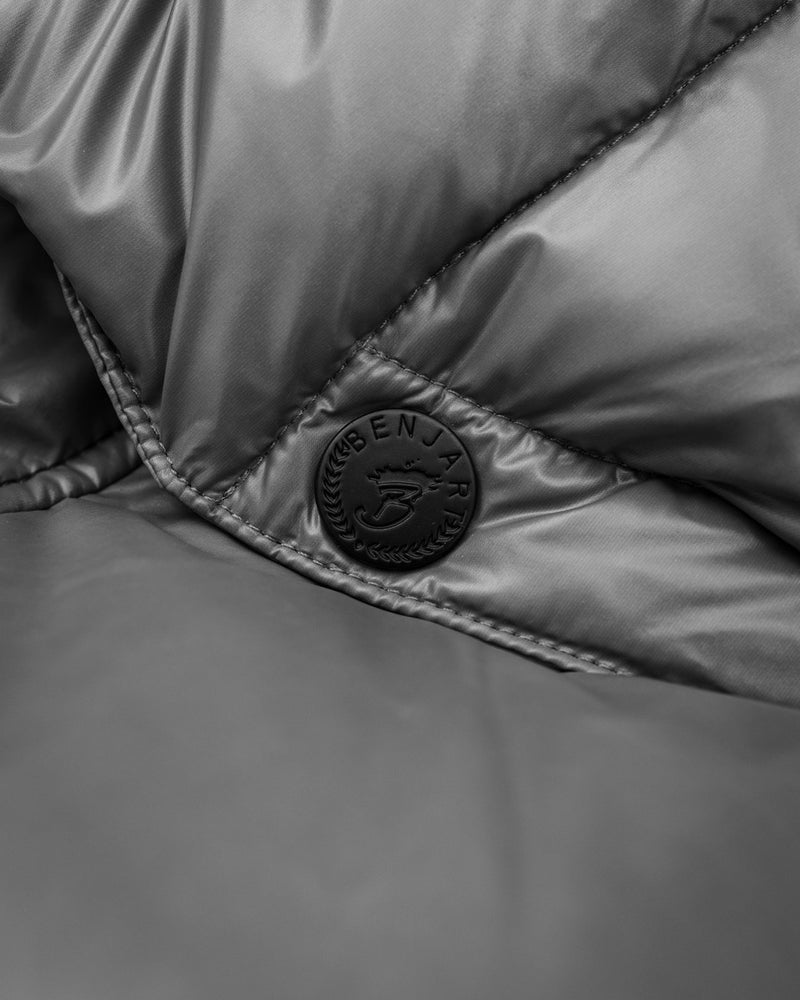 Short Stealth Puffer - Grey