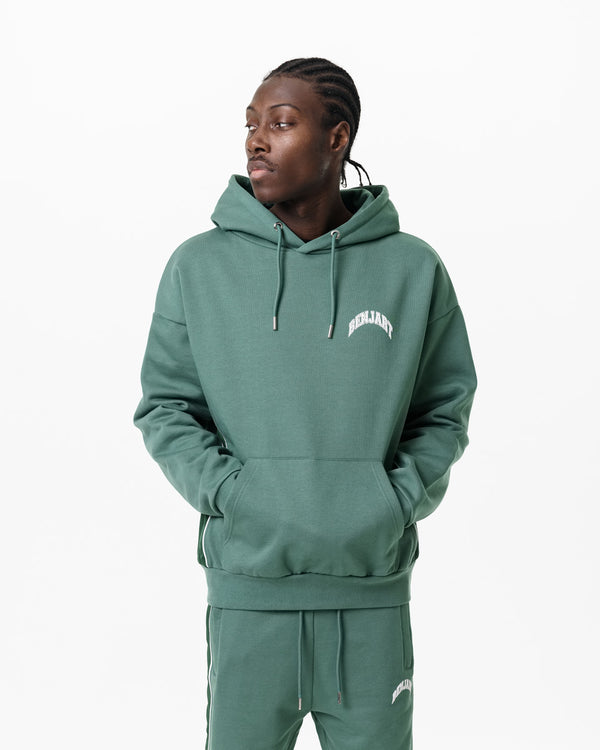 Tonal Arch Hoodie - Evergreen