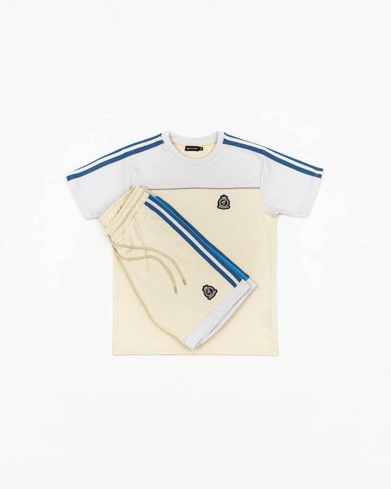 Supersport T-Shirt - Cream / White