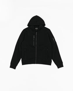 HRH Utility Zip Hood - Black