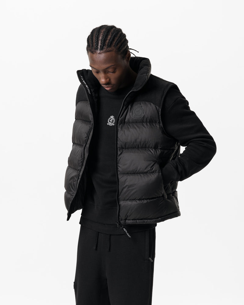 HRH Fleece Gilet - Black
