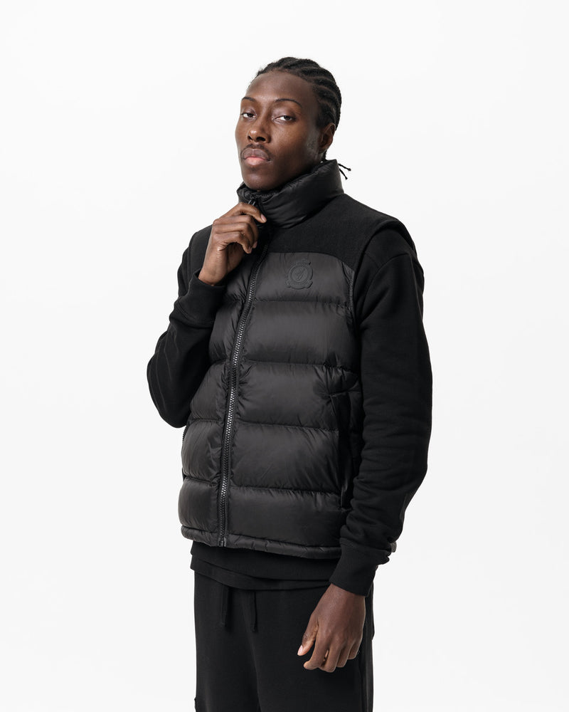 HRH Fleece Gilet - Black