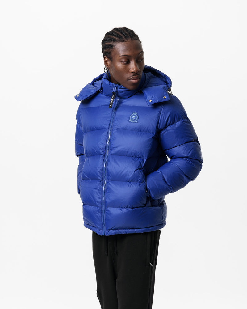 Gradient Racer Puffer - Electric Blue
