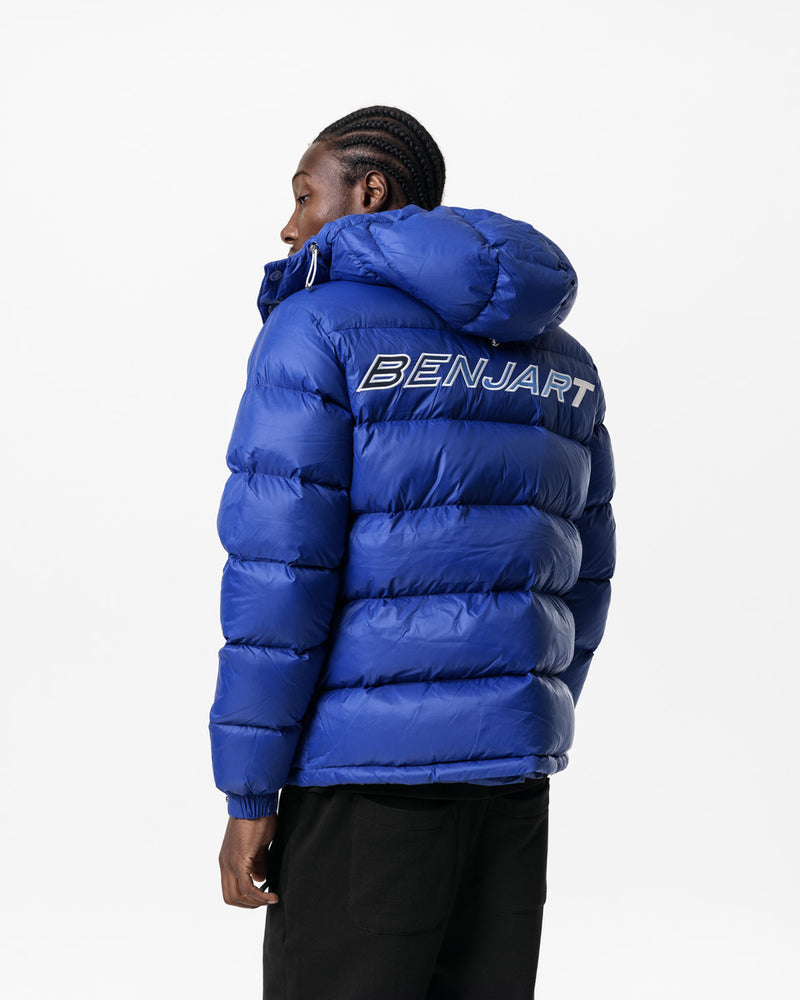 Gradient Racer Puffer - Electric Blue