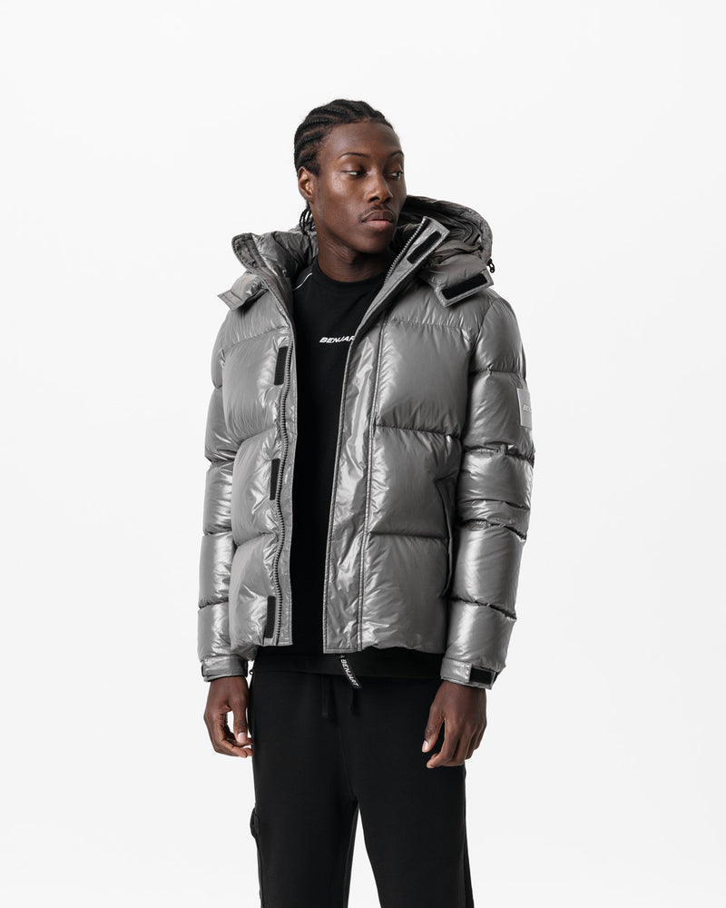 Short Stealth Puffer - Grey