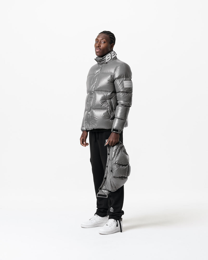Short Stealth Puffer - Grey