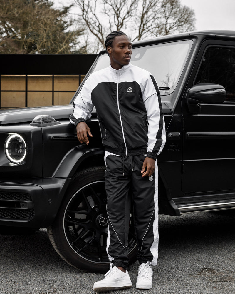 Rubber Stamped HRH Jogger -Black/White