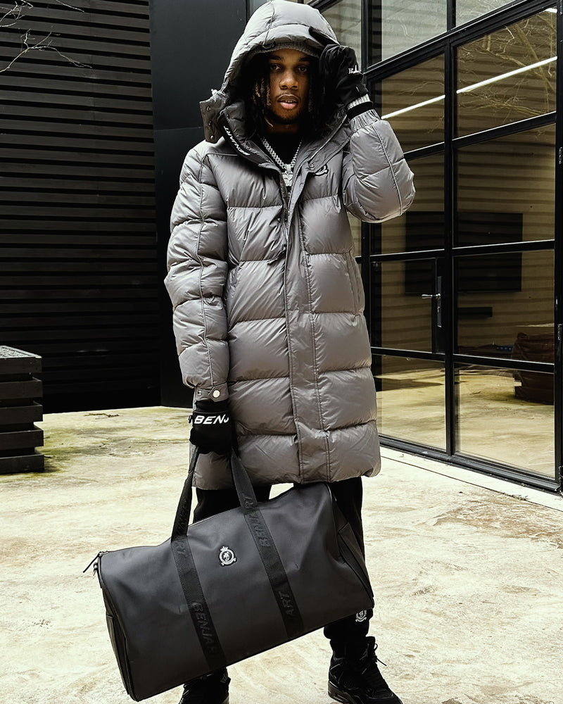 HRH Longline Puffer - Grey