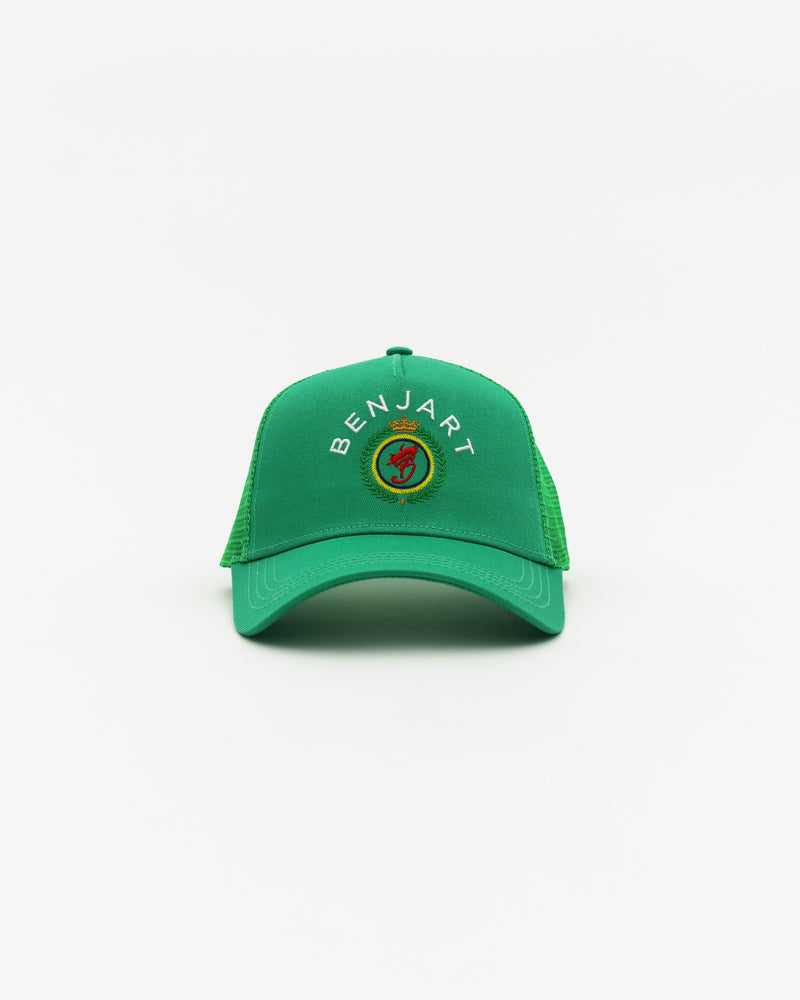 Regal Mesh Snapback Cap - Green