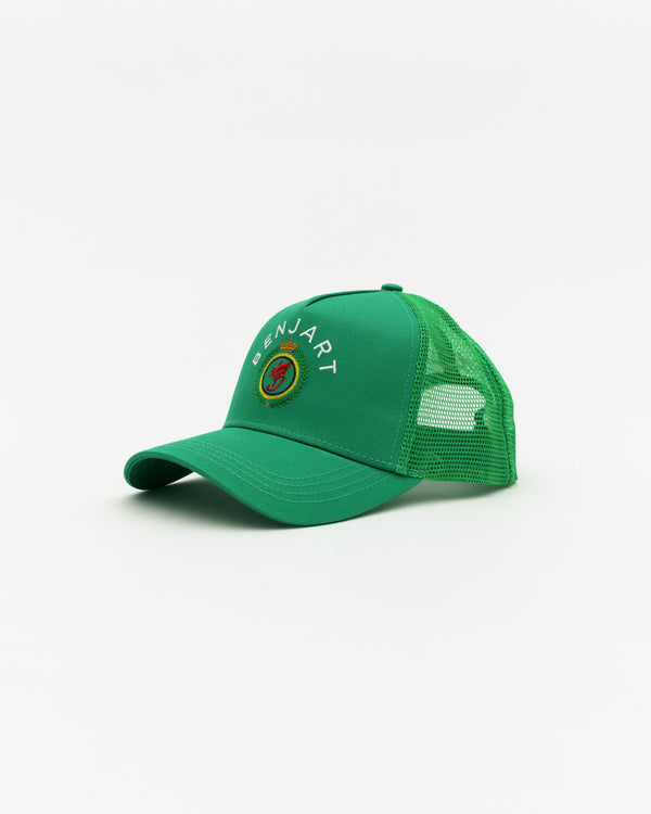 Regal Mesh Snapback Cap - Green
